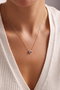 Heliophilia Silver Collar de Plata de Ley 925 con Recubrimiento de Radio en Oro